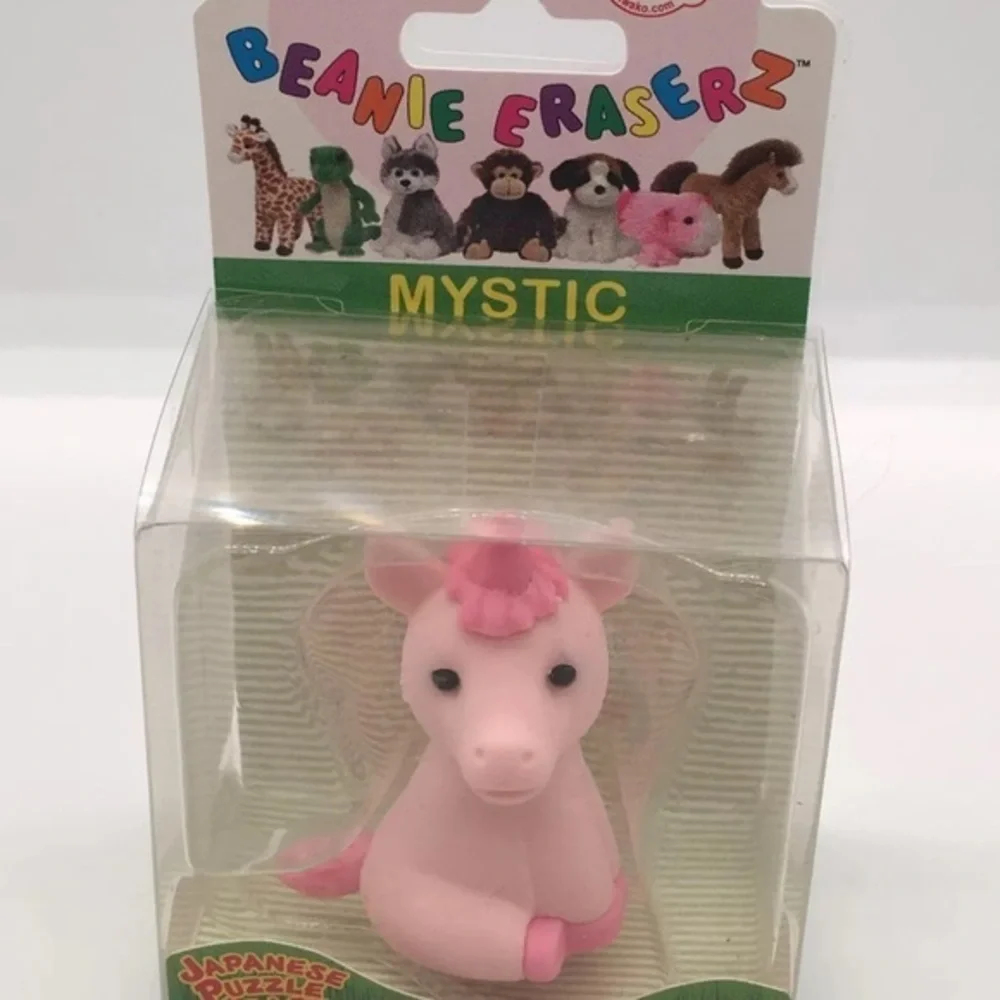Ty Beanie Eraserz Mystic the Unicorn Japanese Puzzle Eraser NEW!